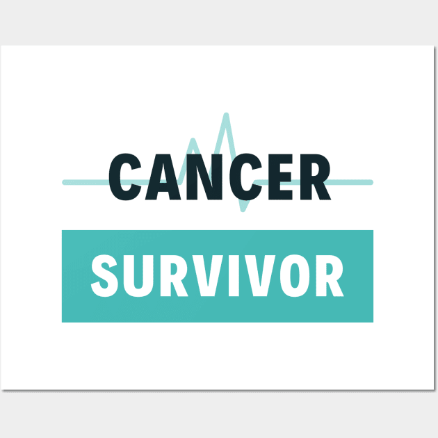 Cancer Survivor Wall Art by FunnyStylesShop